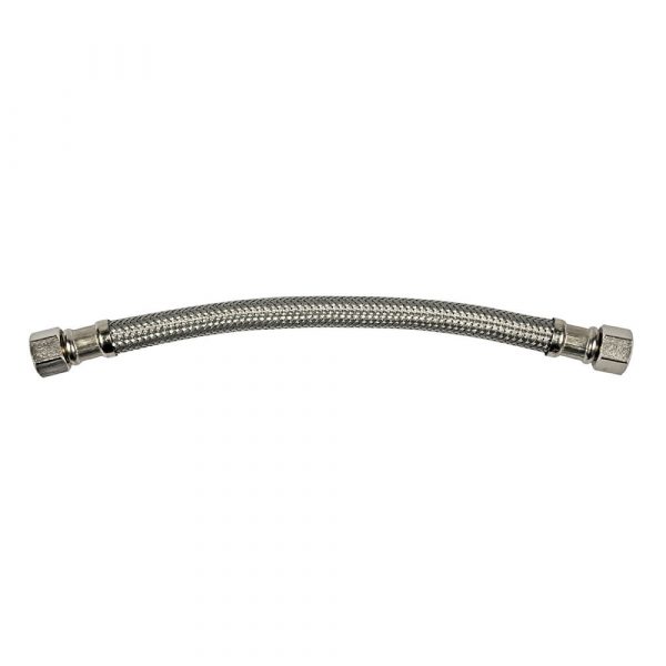 3/8 in. Comp. x 3/8 in. Comp. x 9 in. LGTH Stainless Steel Faucet Supply Line Hose