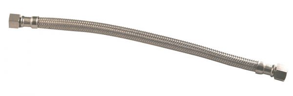 3/8 in. Comp. x 3/8 in. Comp. x 12 in. LGTH Stainless Steel Faucet Supply Line Hose