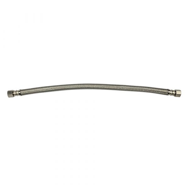 3/8 in. Comp. x 3/8 in. Comp. x 16 in. LGTH Stainless Steel Faucet Supply Line Hose