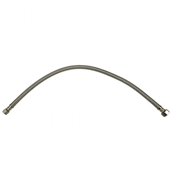 3/8 in. Comp. x 1/2 in. FIP. x 24 in. LGTH Stainless Steel Faucet Supply Line Hose