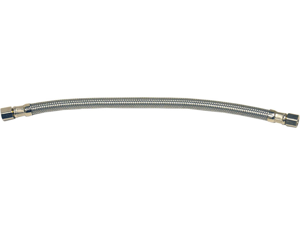 6 Braided Stainless Steel Connects Water Supply Highcraft CNCT2666-OM Line 5 Ft Ice Maker Hose with 1/4 Fittings On Both Ends 