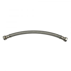 3/4 in. FIP x 3/4 in. FIP x 18 in. LGTH Stainless Steel Water Heater Supply Line Hose