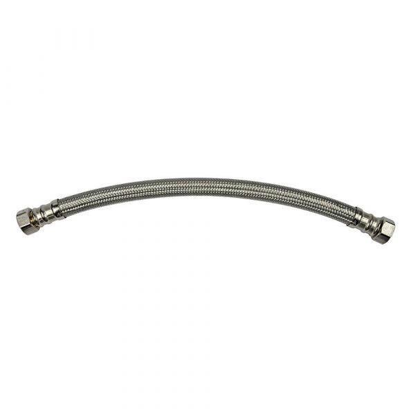 3/4 in. FIP x 3/4 in. FIP x 18 in. LGTH Stainless Steel Water Heater Supply Line Hose