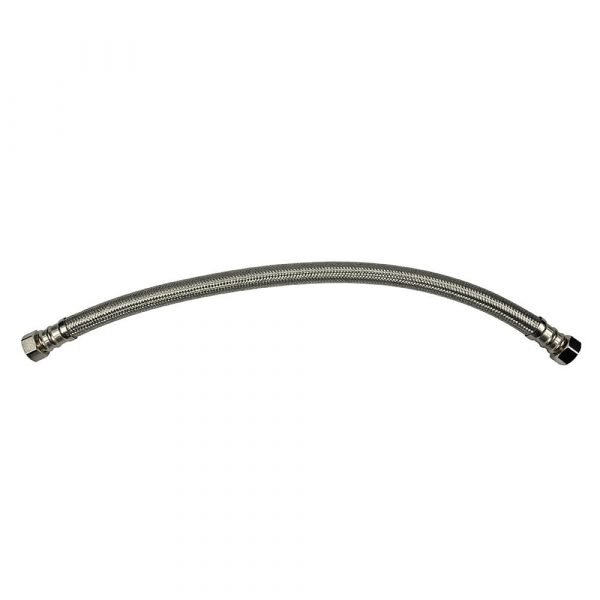 3/4 in. FIP x 3/4 in. FIP x 24 in. LGTH Stainless Steel Water Heater Supply Line Hose