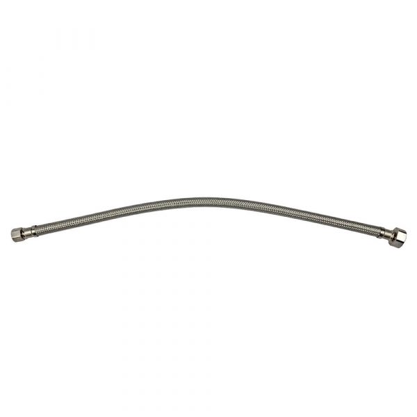 3/8 in. Flare x 1/2 in. FIP. x 20 in. LGTH Stainless Steel Faucet Supply Line Hose
