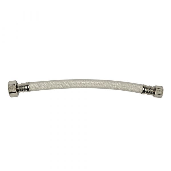 3/8 in. Comp. x 1/2 in. FIP x 9 in. LGTH Vinyl Faucet Supply Line Hose
