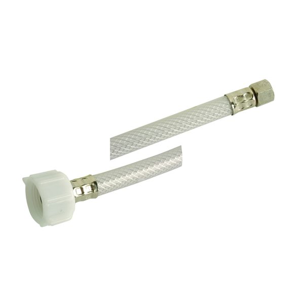 3/8 in. Comp. x 7/8 in. Ballcock Nut x 16 in. LGTH Vinyl Toilet Supply Line Hose