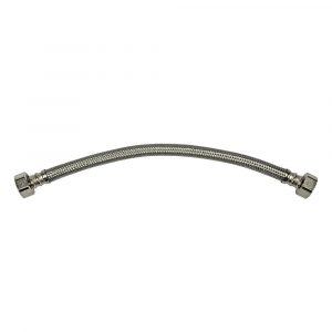 1/2 in. FIP x 1/2 in. FIP. x 12 in. LGTH Stainless Steel Faucet Supply Line Hose