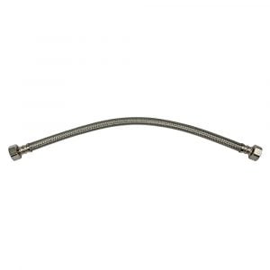 1/2 in. FIP x 1/2 in. FIP. x 16 in. LGTH Stainless Steel Faucet Supply Line Hose