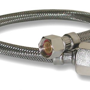 3/8 in. Comp. x 1/2 in. FIP. x 16 in. LGTH Stainless Steel Faucet Supply Line Hose