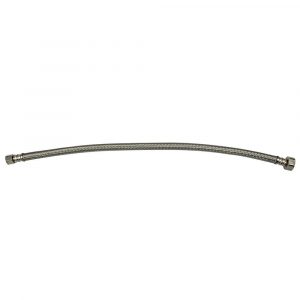 3/8 in. Comp. x 1/2 in. FIP. x 20 in. LGTH Stainless Steel Faucet Supply Line Hose