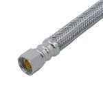 3/8 in. Comp. x 1/2 in. FIP. x 20 in. LGTH Stainless Steel Faucet Supply Line Hose