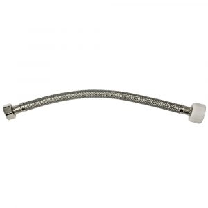 1/2 in. FIP x 7/8 in. Ballcock x 12 in. LGTH Stainless Steel Toilet Supply Line Hose