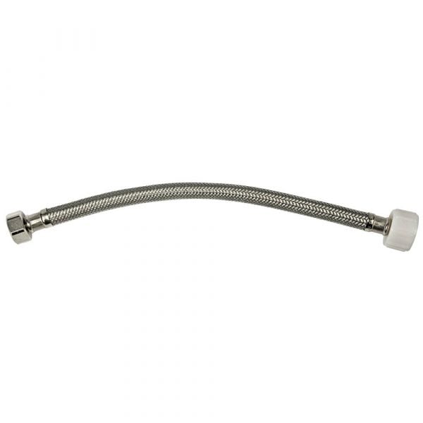 1/2 in. FIP x 7/8 in. Ballcock x 12 in. LGTH Stainless Steel Toilet Supply Line Hose