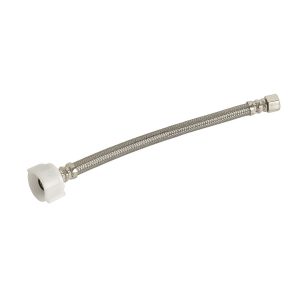 3/8 in. Comp. x 7/8 in. Ballcock x 9 in. LGTH Stainless Steel Toilet Supply Line Hose