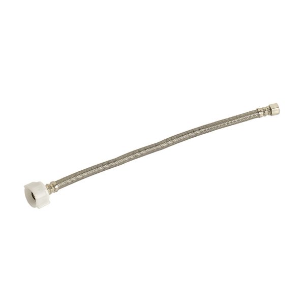 3/8 in. Comp. x 7/8 in. Ballcock x 16 in. LGTH Stainless Steel Toilet Supply Line Hose