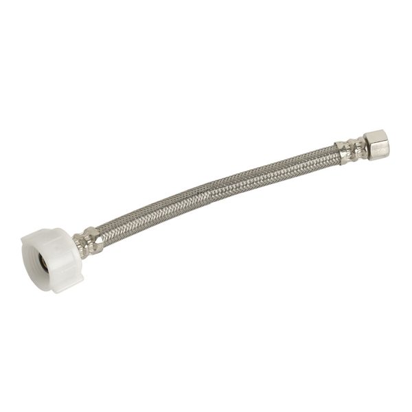 3/8 in. Comp. x 7/8 in. Ballcock x 6 in. LGTH Stainless Steel Toilet Supply Line Hose