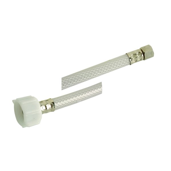 3/8 in. Comp. x 7/8 in. Ballcock Nut x 9 in. LGTH Vinyl Toilet Supply Line Hose