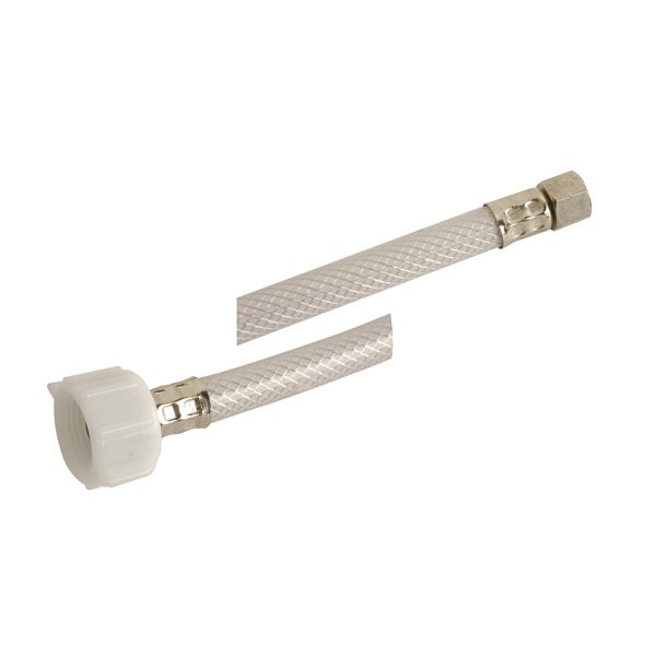 3/8 in. Comp. x 7/8 in. Ballcock Nut x 20 in. LGTH Vinyl Toilet Supply Line Hose