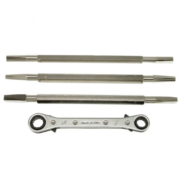 Bibb Seat Tool Kit with Ratchet Wrench