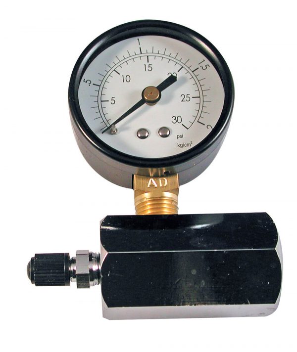 0 - 30 psi 2" Increment Compressed Air Test Gauge