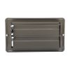4 in. x 8 in. Steel Floor Register with 7/8 in. Drop in Brown
