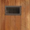 4 in. x 8 in. Steel Floor Register with 7/8 in. Drop in Brown