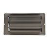 4 in. x 8 in. Steel Floor Register with 1-5/16 in. Drop in Brown