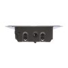 4 in. x 10 in. Steel Floor Register with 1-5/16 in. Drop in Brown