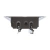 4 in. x 10 in. Steel Floor Register with 1-5/16 in. Drop in Brown
