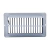 4 in. x 8 in. Steel Floor Register with 7/8 in. Drop in White