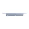 4 in. x 8 in. Steel Floor Register with 7/8 in. Drop in White