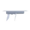 4 in. x 8 in. Steel Floor Register with 7/8 in. Drop in White