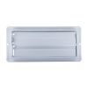 4 in. x 10 in. Steel Floor Register with 7/8 in. Drop in White