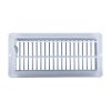 4 in. x 10 in. Steel Floor Register with 7/8 in. Drop in White