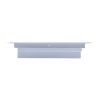 4 in. x 10 in. Steel Floor Register with 7/8 in. Drop in White