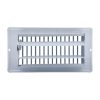 4 in. x 8 in. Steel Floor Register with 1-5/16 in. Drop in White