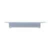 4 in. x 8 in. Steel Floor Register with 1-5/16 in. Drop in White
