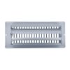 6th image of 4 in. x 10 in. Steel Floor Register with 1-5/16 in. Drop in White