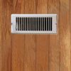 1st image of 4 in. x 10 in. Steel Floor Register with 1-5/16 in. Drop in White