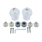5th image of Universal Small Faucet Handles in Clear Acrylic