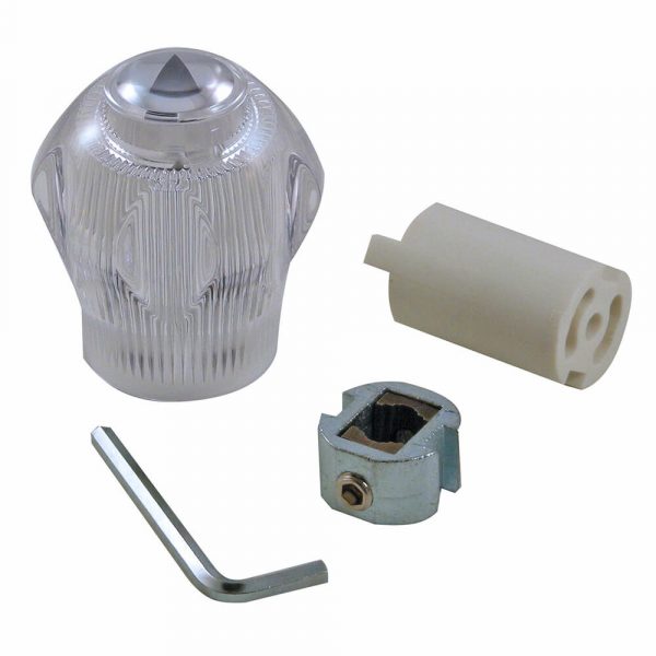 Universal Large Diverter Handle in Clear Acrylic
