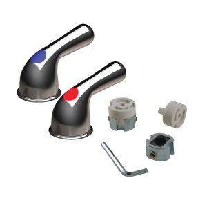 Ergo Lever Handles in Chrome