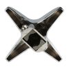 Universal Vise Grip Cross-Arm Diverter Handle in Chrome