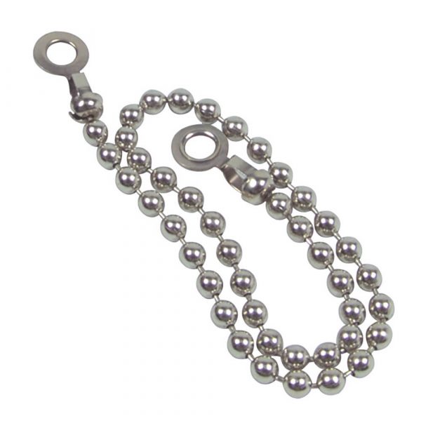 11 in. Stainless Steel Beaded Chain