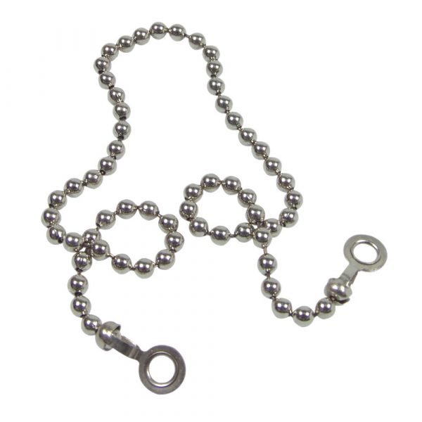 15 in. Stainless Steel Beaded Chain