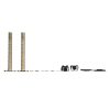 1/4 in. x 2-1/4 in. Closet Bolts with Nuts and Washers (2-Pack)