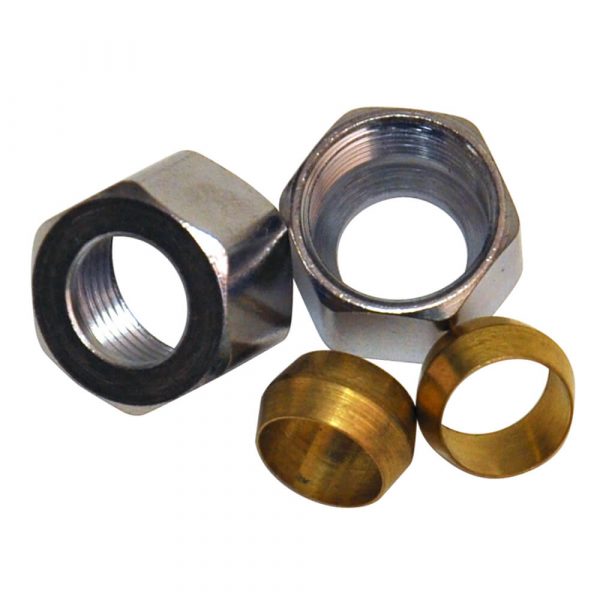 3/8 in. O.D. Compression Sleeves & Nuts