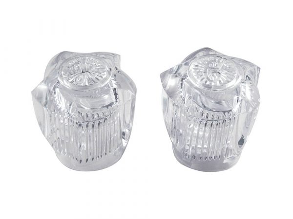 Large Universal Faucet Handles in Clear Acrylic