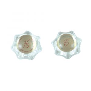 Hot/Cold/Diverter Index Button for Delta/Delex Faucet Handles